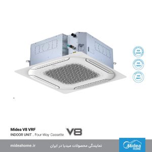 سیستم VRF میدیا Midea-یونیت داخلی-کاستی چهار طرفه-V8-four-way-cassette