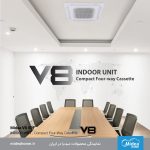 سیستم VRF میدیا Midea-یونیت داخلی-کاستی چهار طرفه کامپکت-V8-compact-four-way-cassette