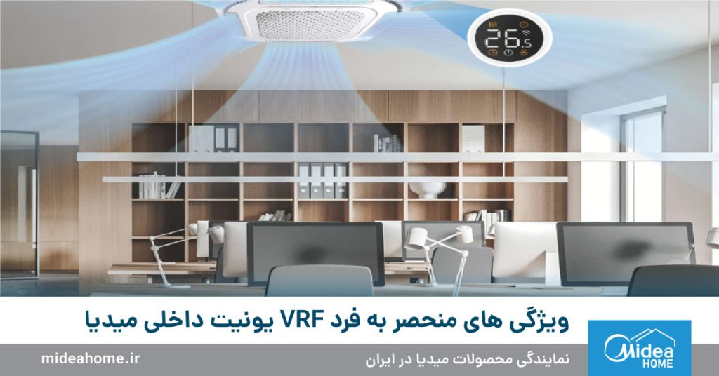 ویژگی‌های VRF یونیت داخلی میدیا مدیا
