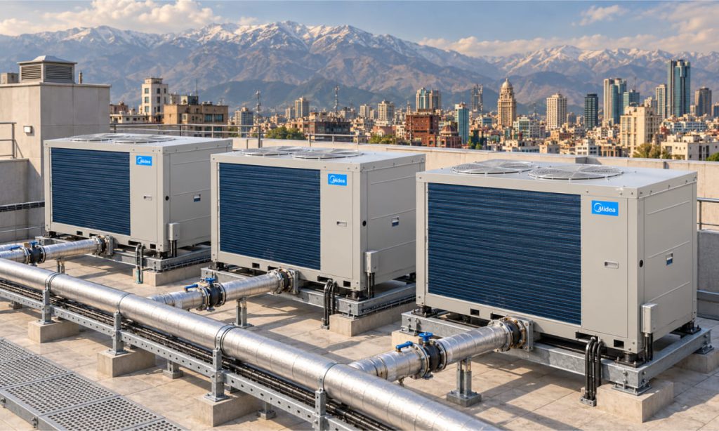چیلر اسکرال اینورتر DC inverter